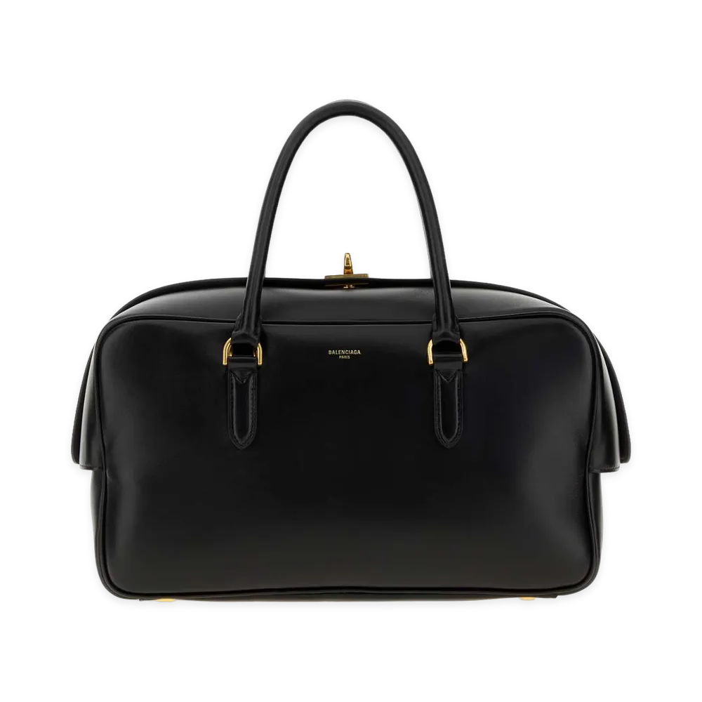 BALENCIAGA Women's Leather Medium Le 7 Handbag "Black"