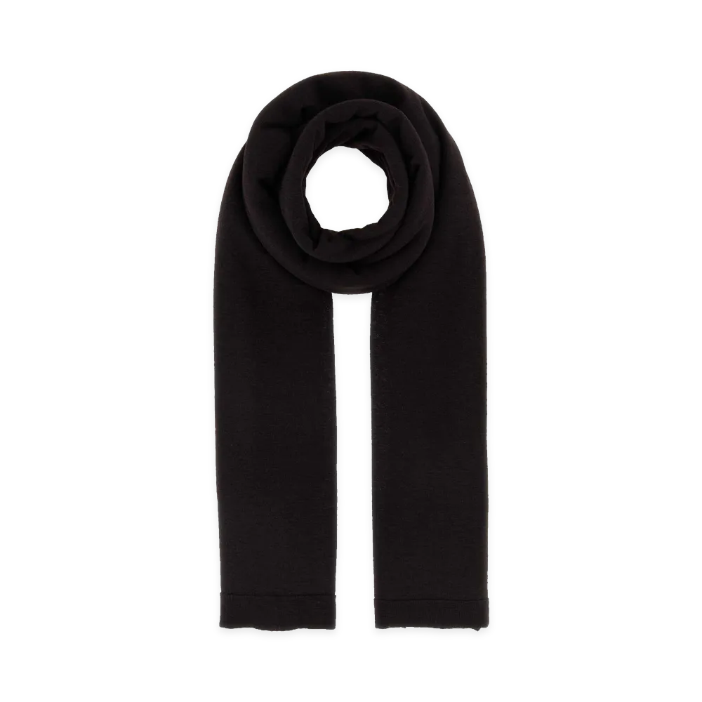The Row Women's Stretch Cashmere Arif Scarf "Dark Brown"