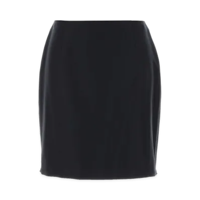 GUCCI Women's Wool Mini Skirt "Midnight Blue"