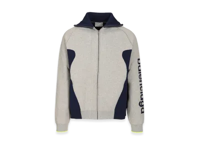 BALENCIAGA Knitted Cardigan With Zip Bodies "Gray"