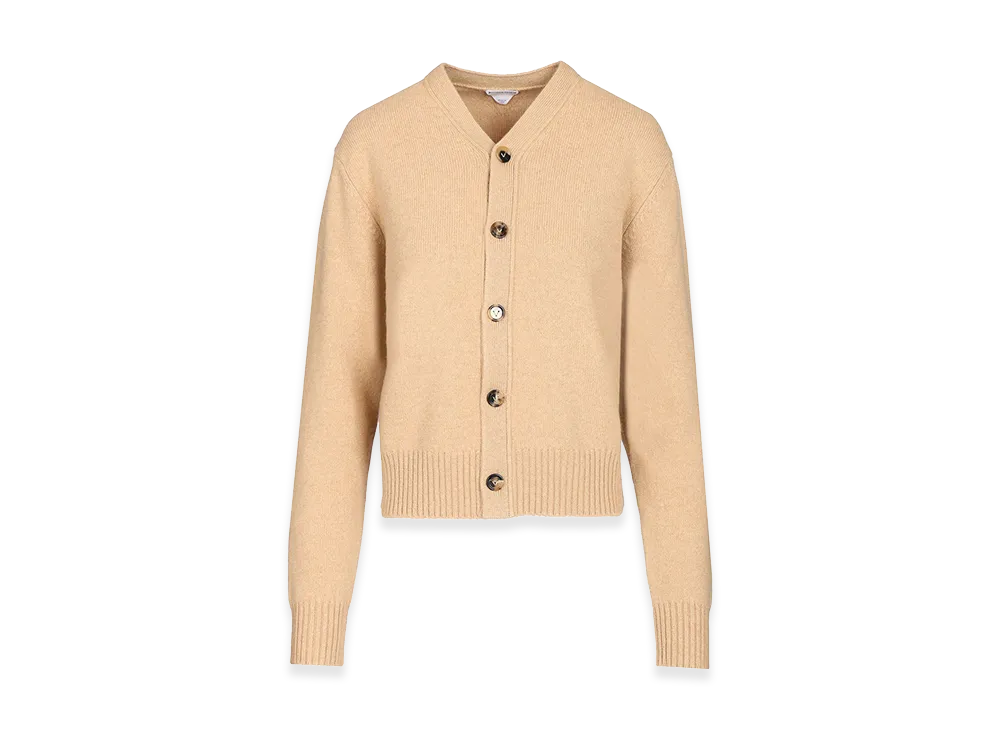 Bottega Veneta Women's Cashmere Cardigan "Beige"