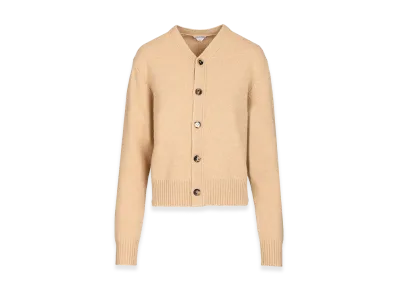 Bottega Veneta Women's Cashmere Cardigan "Beige"