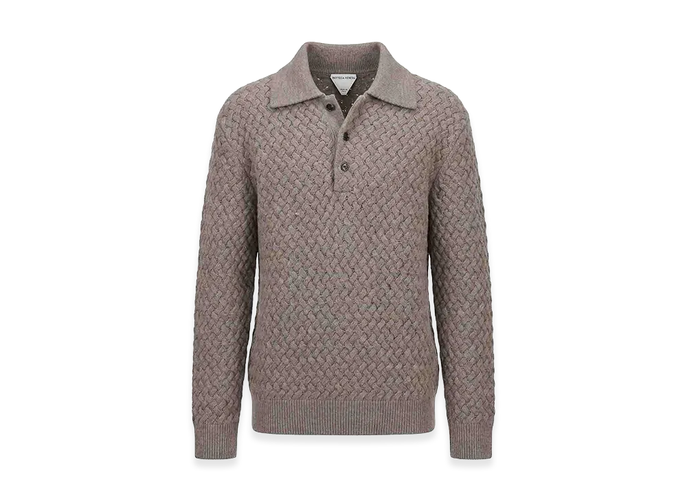 Bottega Veneta Matt Cotton Corduroy Wide Leg Trousers "Gray"