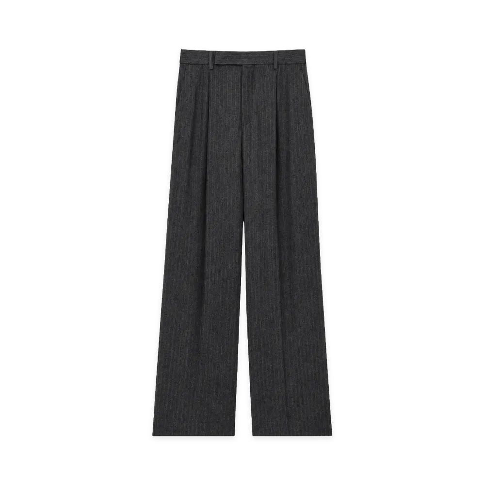 Saint Laurent Fluid Pant "Anthracite Gray"