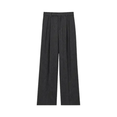 Saint Laurent Fluid Pant "Anthracite Gray"