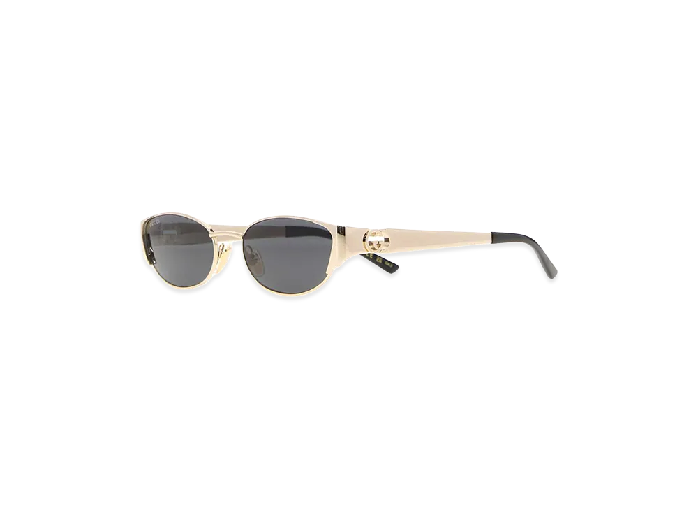 GUCCI Women's Metal Sunglasses "Gold"