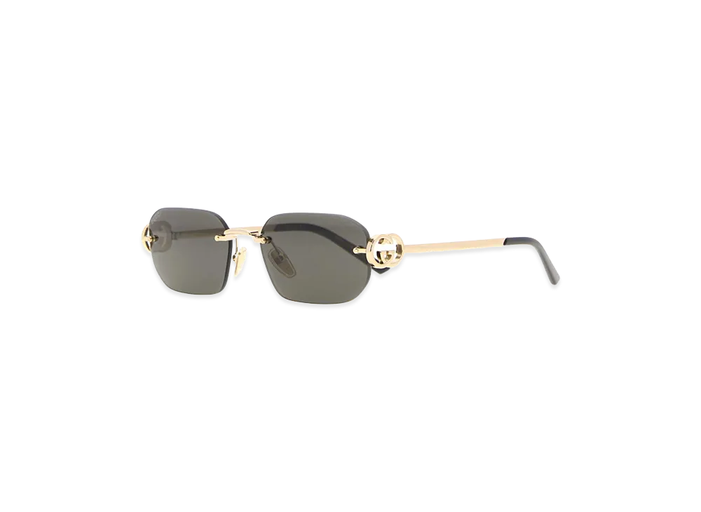 GUCCI Women's Metal Sunglasses "Gold"