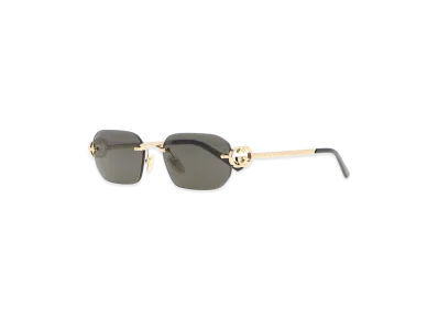 GUCCI Women's Metal Sunglasses "Gold"