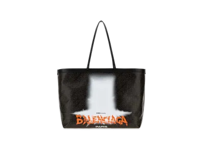 BALENCIAGA Women's Printed Canvas Select Shopping Bag "Printed"