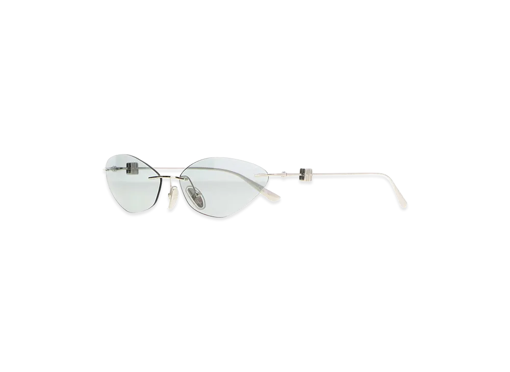 BALENCIAGA Women's Metal Sunglasses "Silver"