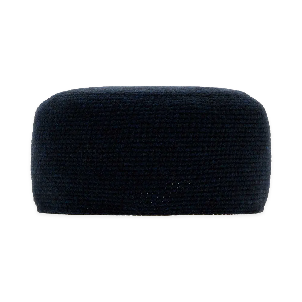 The Row Women's Cashmere Perleaf Hat "Navy"