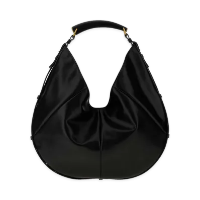 Saint Laurent Women's Leather Mombasa Shoulder Bag "Black"