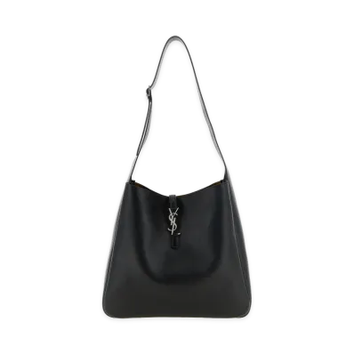 Saint Laurent Le 5 A 7 Gobo Maxi Shoulder Bag "Black"