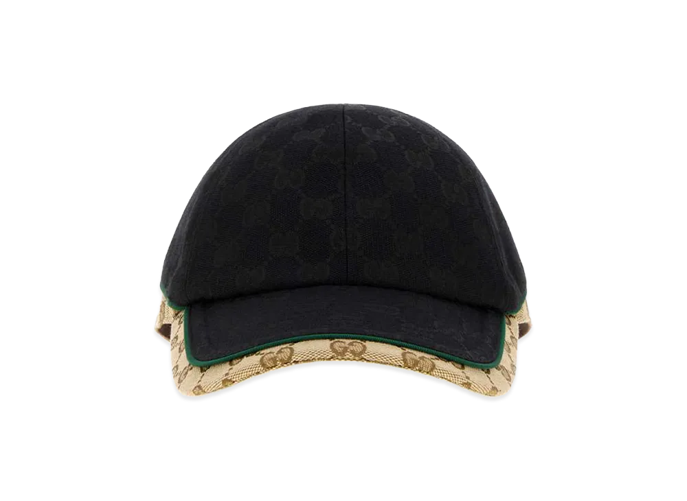 GUCCI GG Cotton Canvas Baseball Cap "Black"