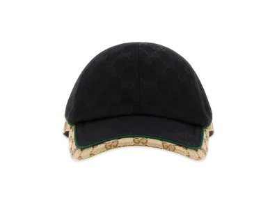 GUCCI GG Cotton Canvas Baseball Cap "Black"