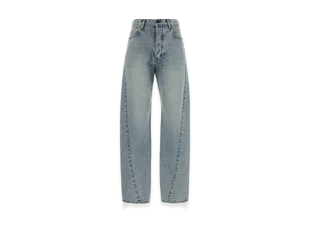 BALENCIAGA Women's Jeans "Bleach Light Bleu"