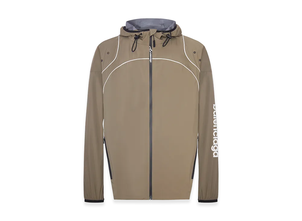 BALENCIAGA Men`s Techwear Zip-Up Jacket "Beige/Gray"