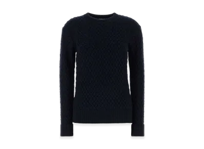 Bottega Veneta Women's Wool Sweater "Navy Blue"