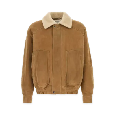 Saint Laurent Shearling Jacket "Brown"