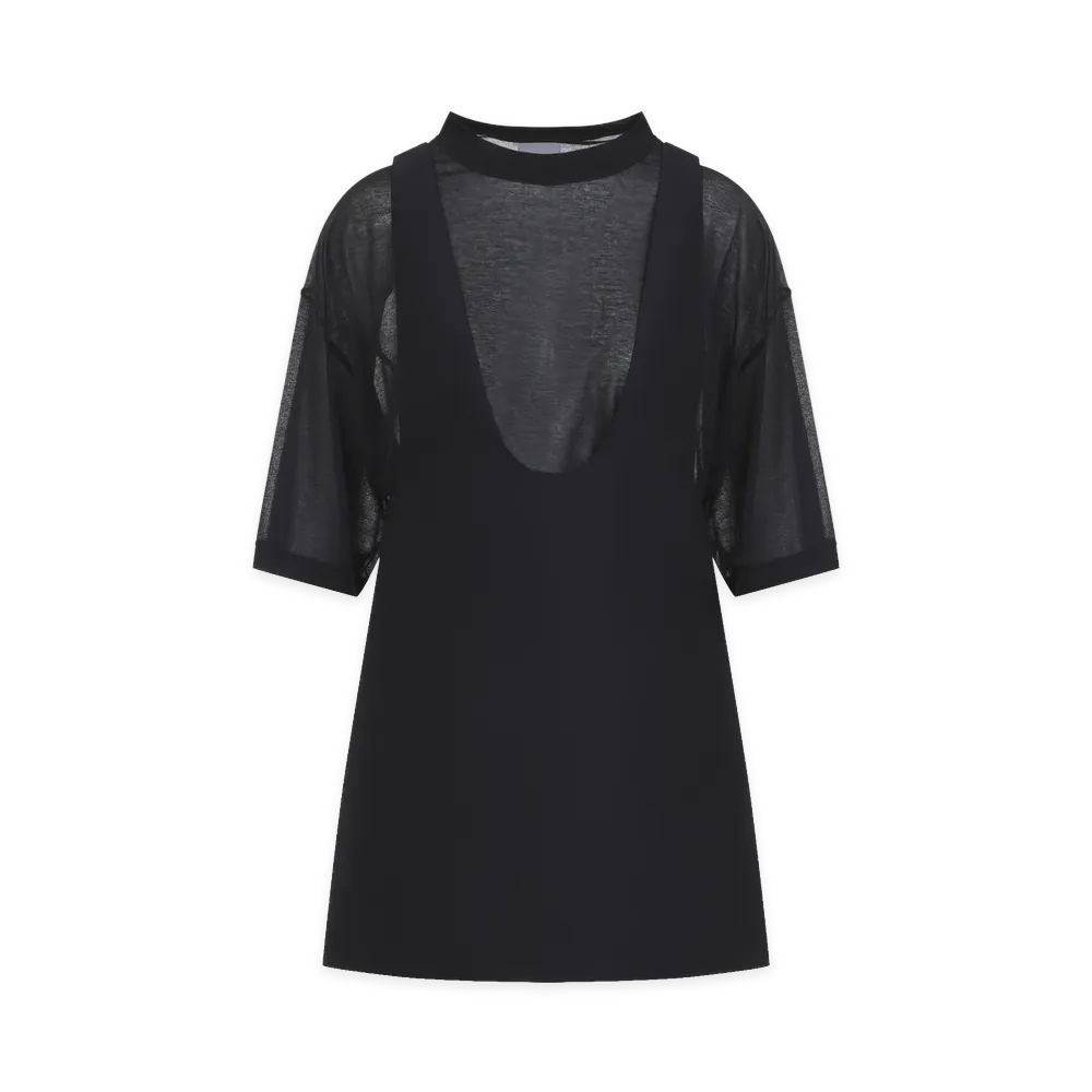 BALENCIAGA Women's T-Shirt Dress "Black"