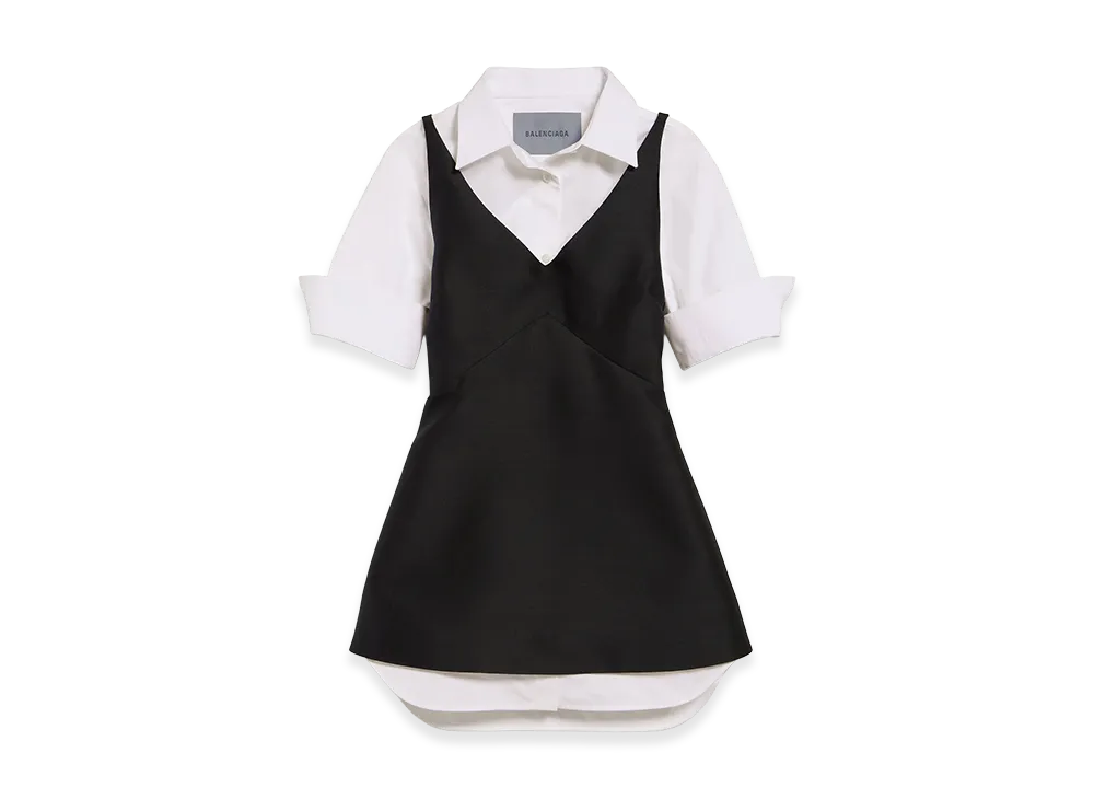 BALENCIAGA Women's Dresses "Black/White"
