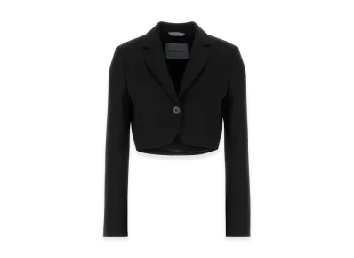 BALENCIAGA Women's Wool Blazer "Black"