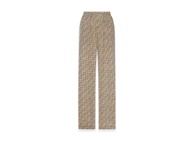 BALENCIAGA Women's Monogram Pajama Pants "Beige/Black"