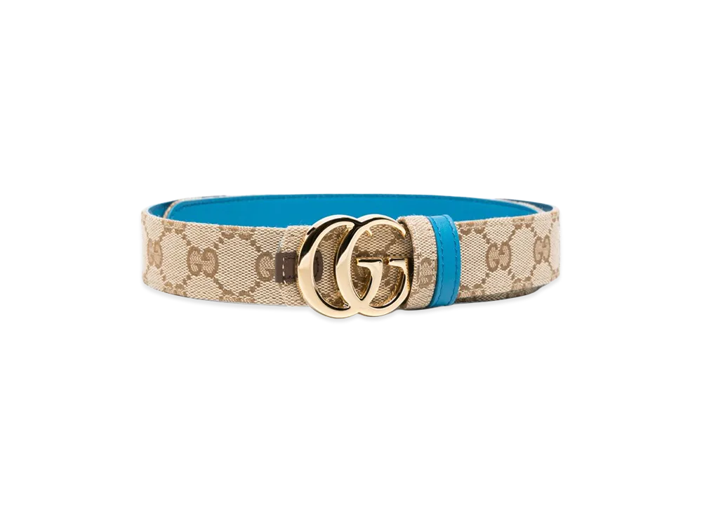 GUCCI Women's Belts "Beige/Blue"