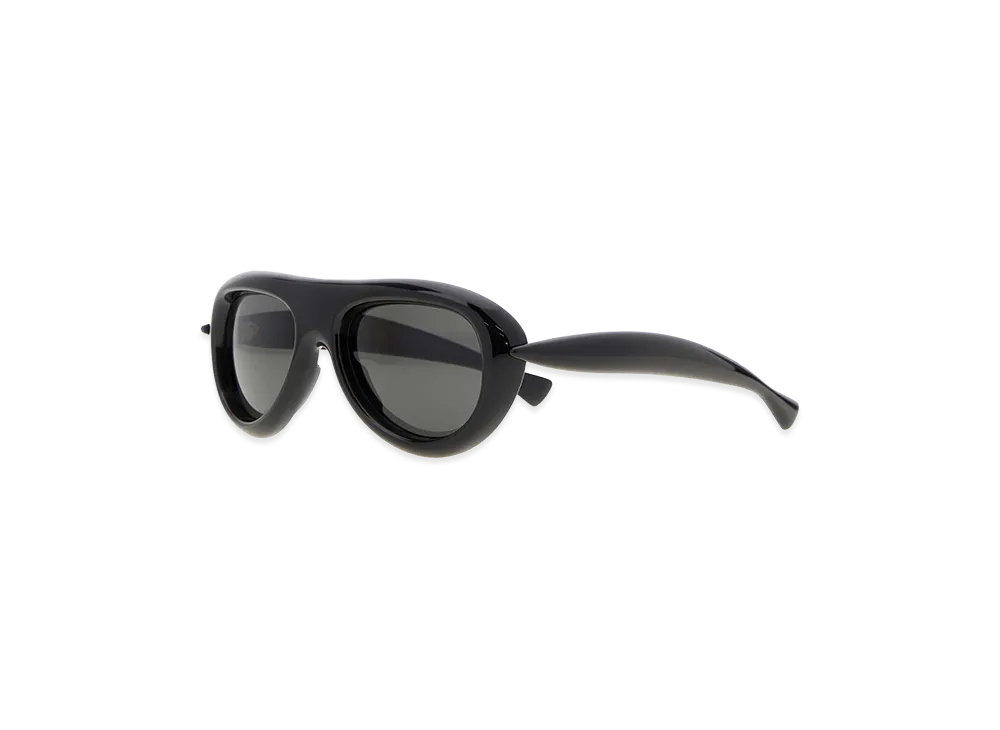 Bottega Veneta Women's Acetate Sardine Sunglasses "Black"