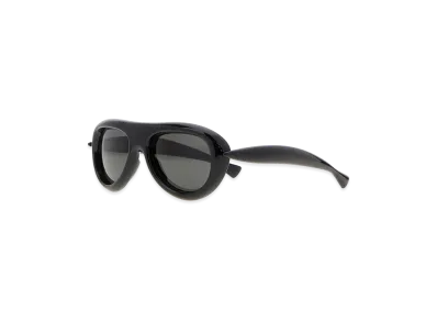 Bottega Veneta Women's Acetate Sardine Sunglasses "Black"