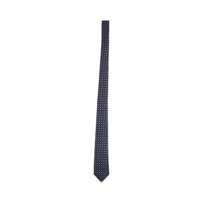 Saint Laurent Tie In Silk Jacquard "Navy"