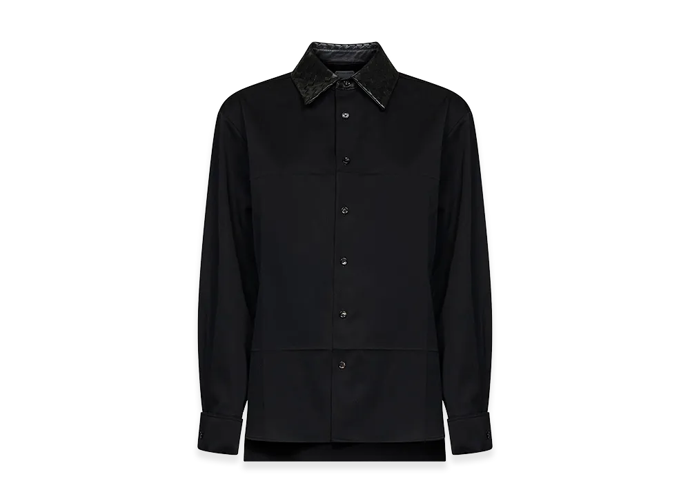 Bottega Veneta Women's Wool Shirt "Black"
