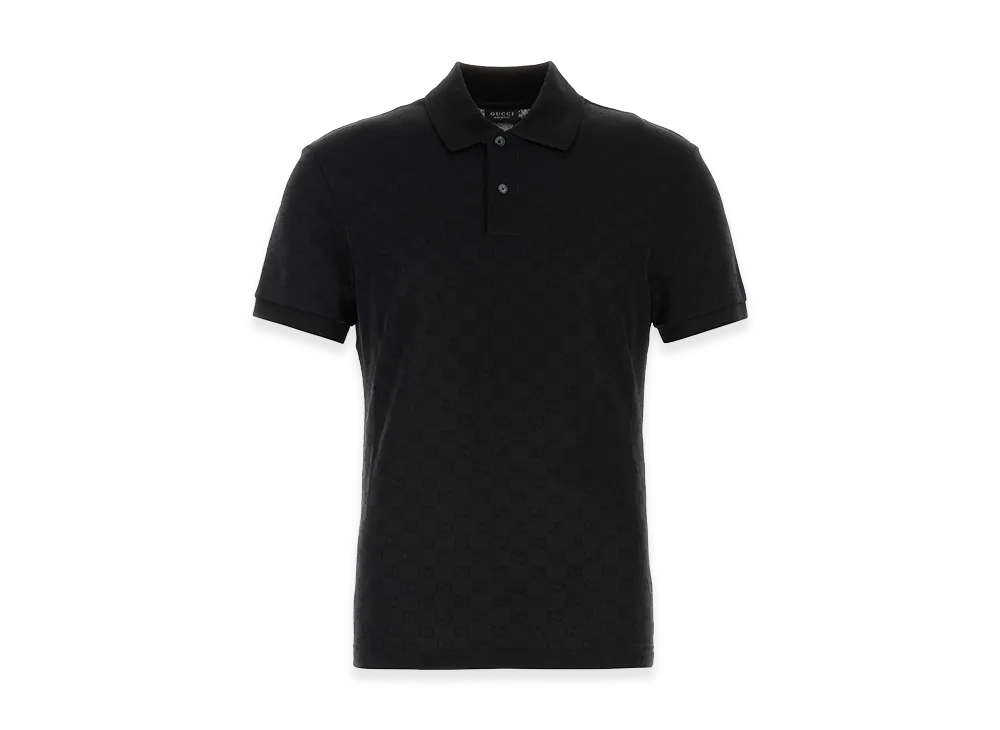 GUCCI Jersey Polo Shirt "Black"