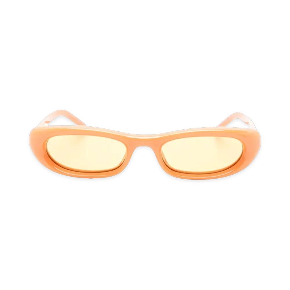 Saint Laurent Women's SL 557 Shade Plump Sunglasses "Orange"