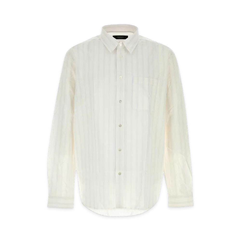 GUCCI Cupro Blend Shirt "White"