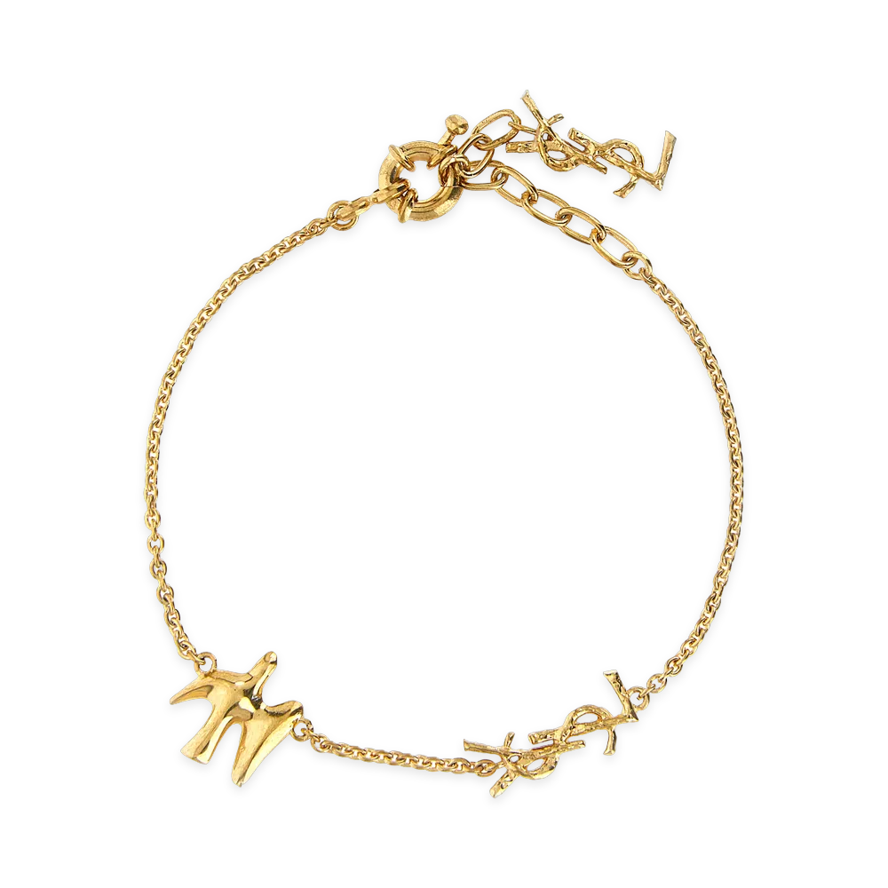 Saint Laurent Women's Colomba Bracelet "Gold"