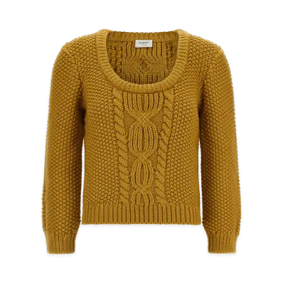 Saint Laurent Knit With 3/4 Sleeves "Yellow"