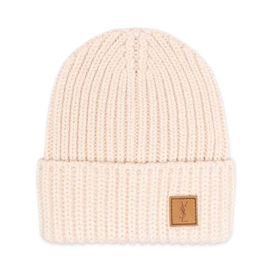 Saint Laurent Women's Beanie "Off White"