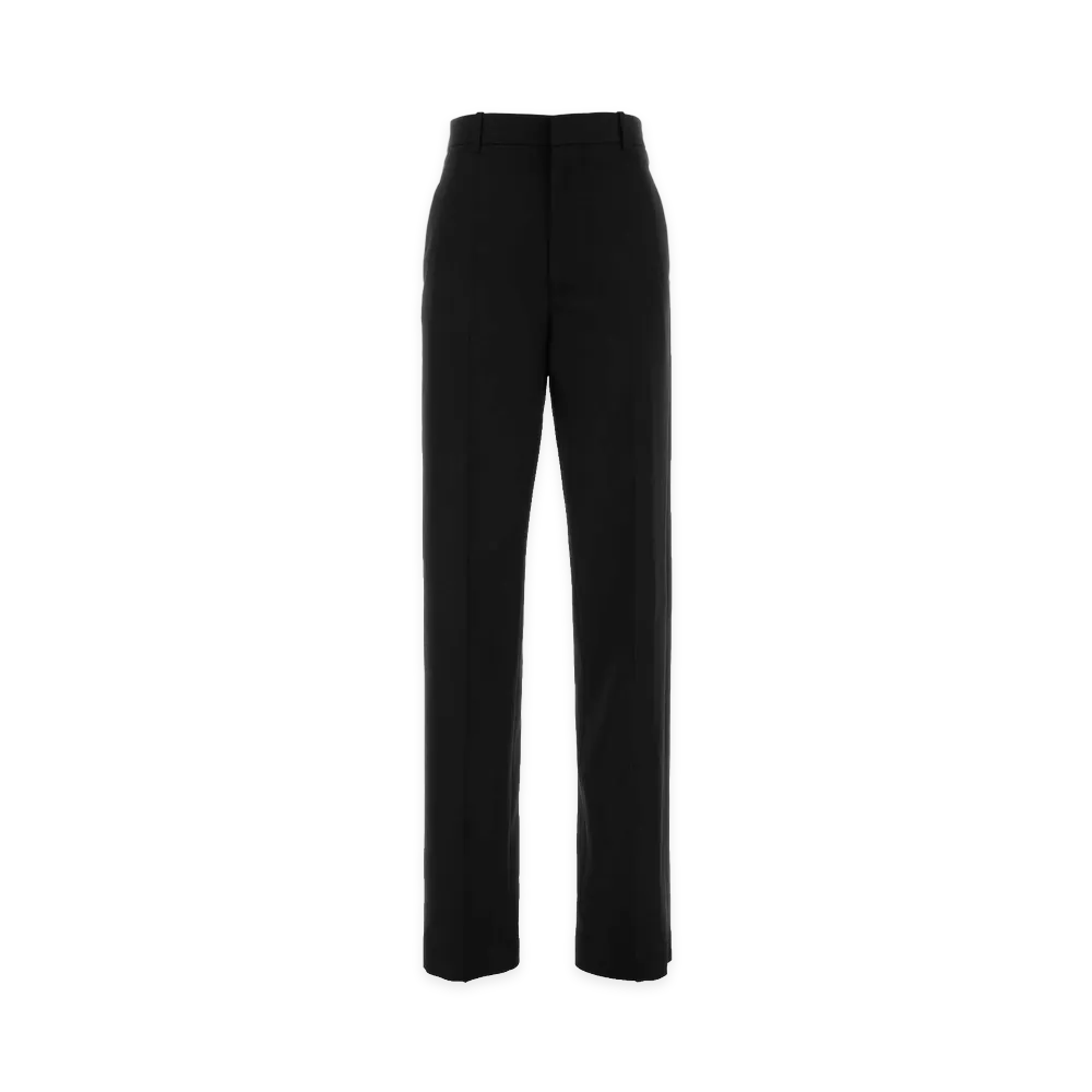 Bottega Veneta Women's Wool Pant "Double Black"