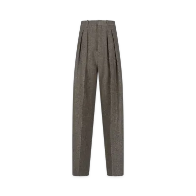 Saint Laurent Women's Trousers "Brown"