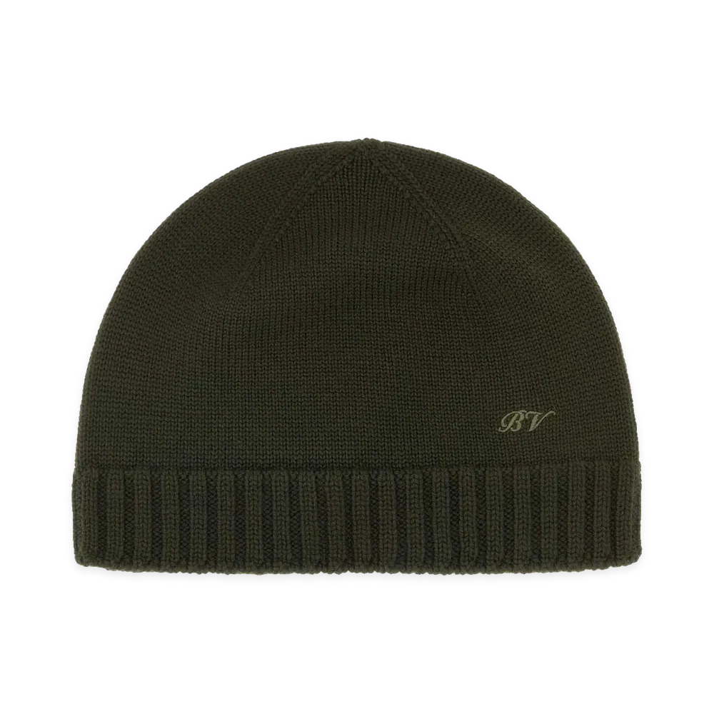 Bottega Veneta Wool Beanie "Olive Green"