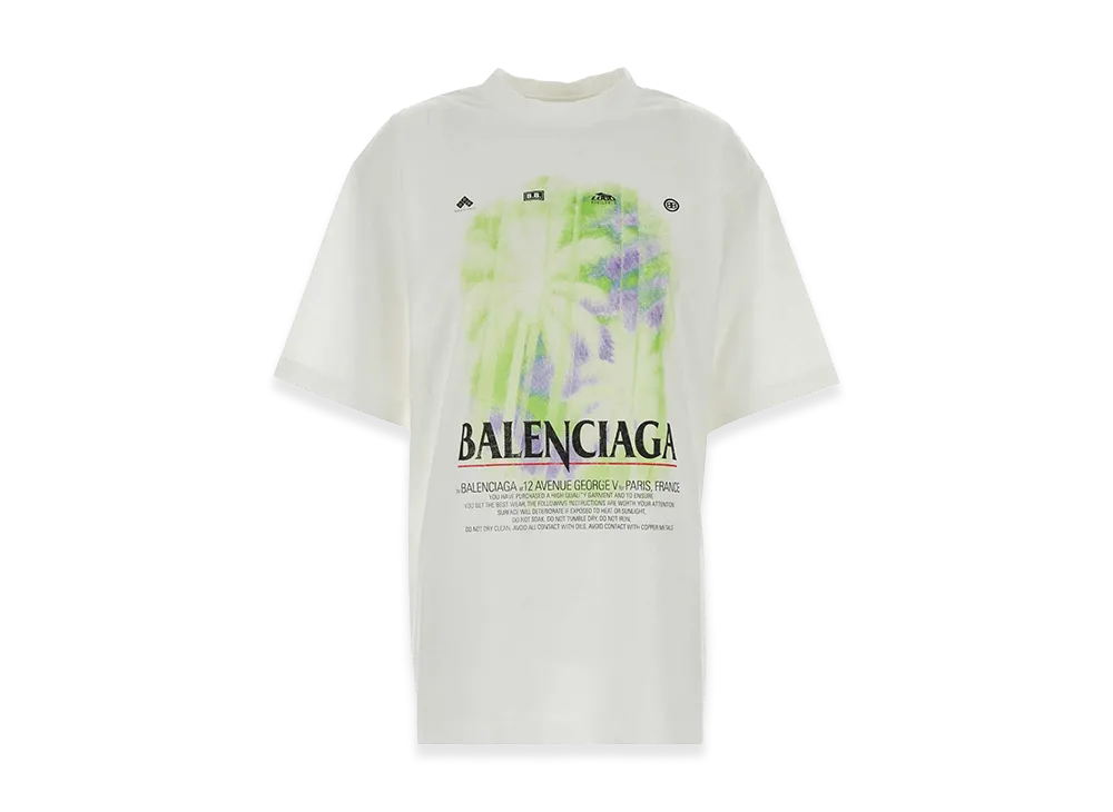 BALENCIAGA Women's Cotton T-Shirt "White"