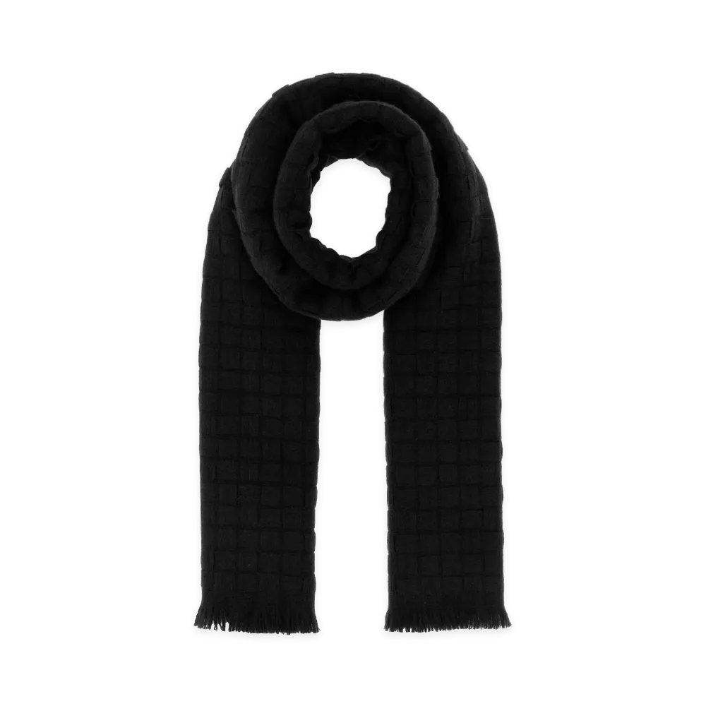 Bottega Veneta Cashmere Scarf "Black"
