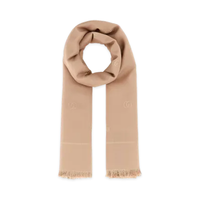 GUCCI Women's Silk Blend Scarf "Pink"