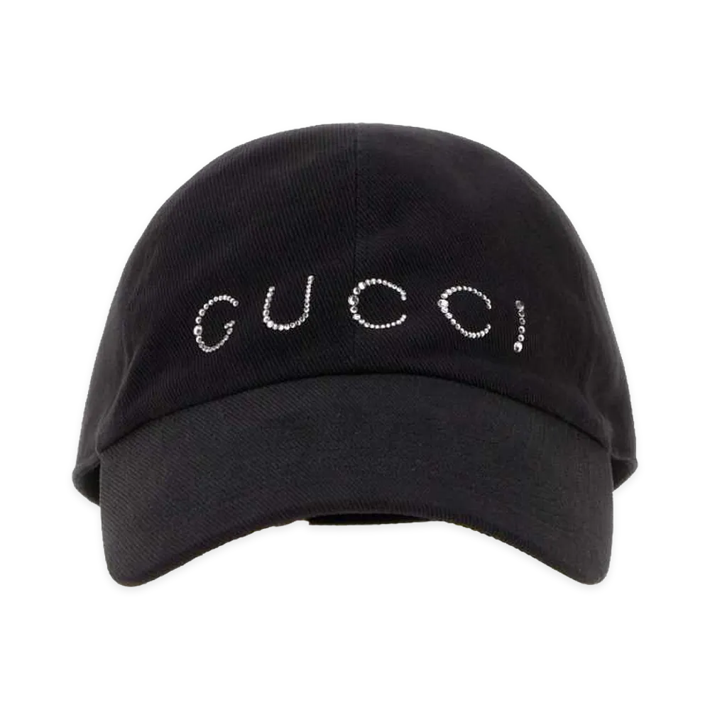 GUCCI Women's Cotton Baseball Cap "Black"