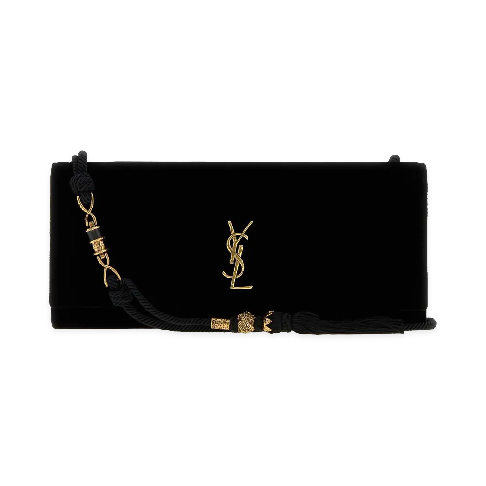 Saint Laurent Women's Kate Chain Clutch "Black"