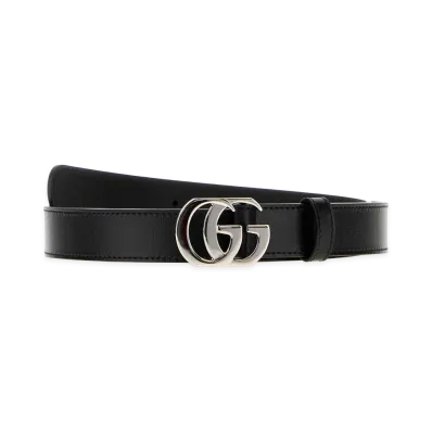 GUCCI Women's Leather Belt "Black"
