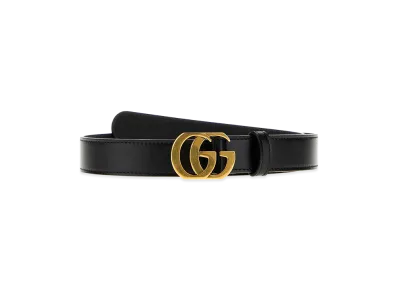 GUCCI Women's Leather Belt "Black"