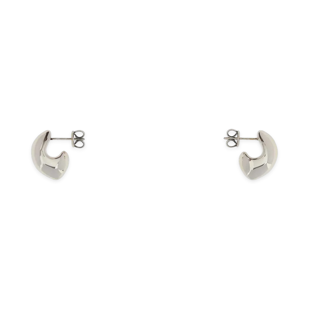 Bottega Veneta Women's Metal Earrings "Silver"