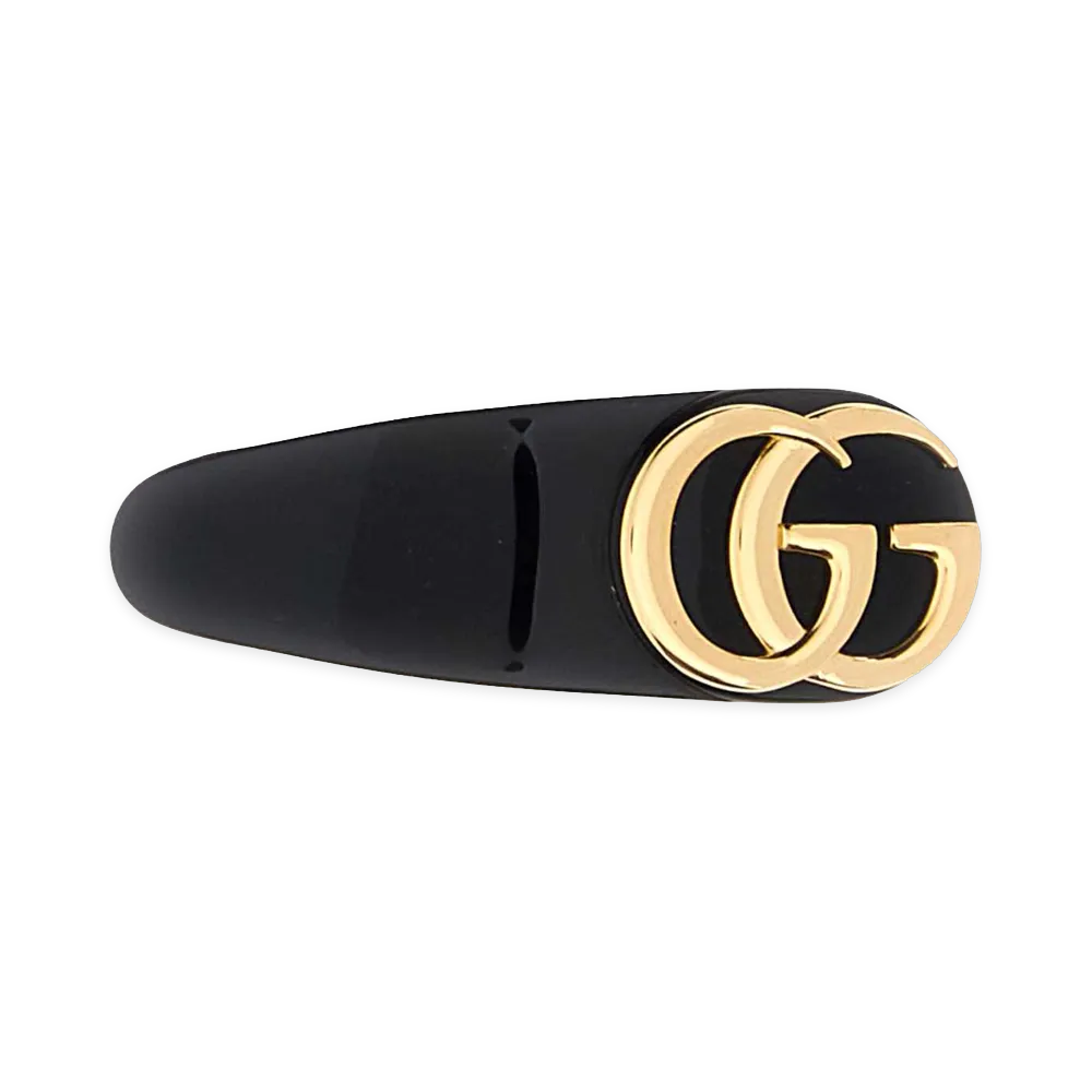 GUCCI Women's Resin Hair Clip "Black"